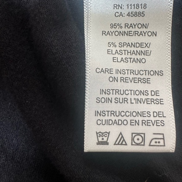 Michael Kors Black Empire Waist Jersey Dress, Size XS, MSRP $128 - Picture 5 of 6